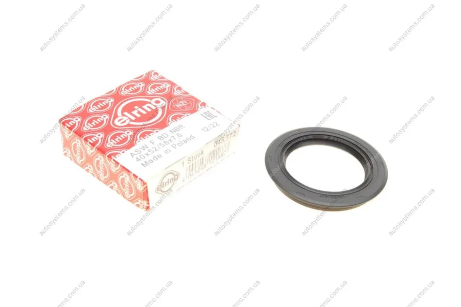 Сальник маточини (задньої) Audi/Seat/VW (40x52/58x7.6) ELRING 045.772 (фото 1)