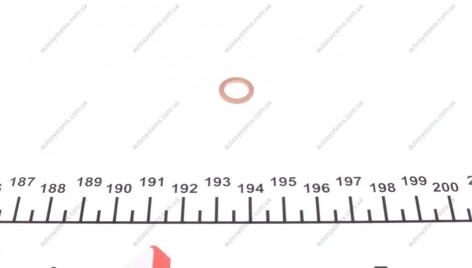 Прокладка сливного отверстия масляного поддона (8x12x1 ELRING 104000 (фото 1)
