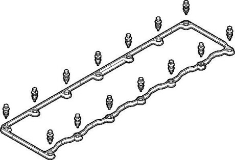 Прокладка клапанной крышки (комплект) ELRING 181.500