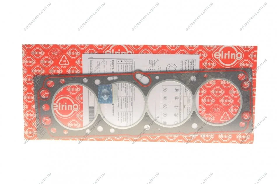 Прокладка ГБЦ Opel Astra F/G/Corsa B/Vectra B 1.6 94-02 (1.27mm) ELRING 186.711 (фото 1)