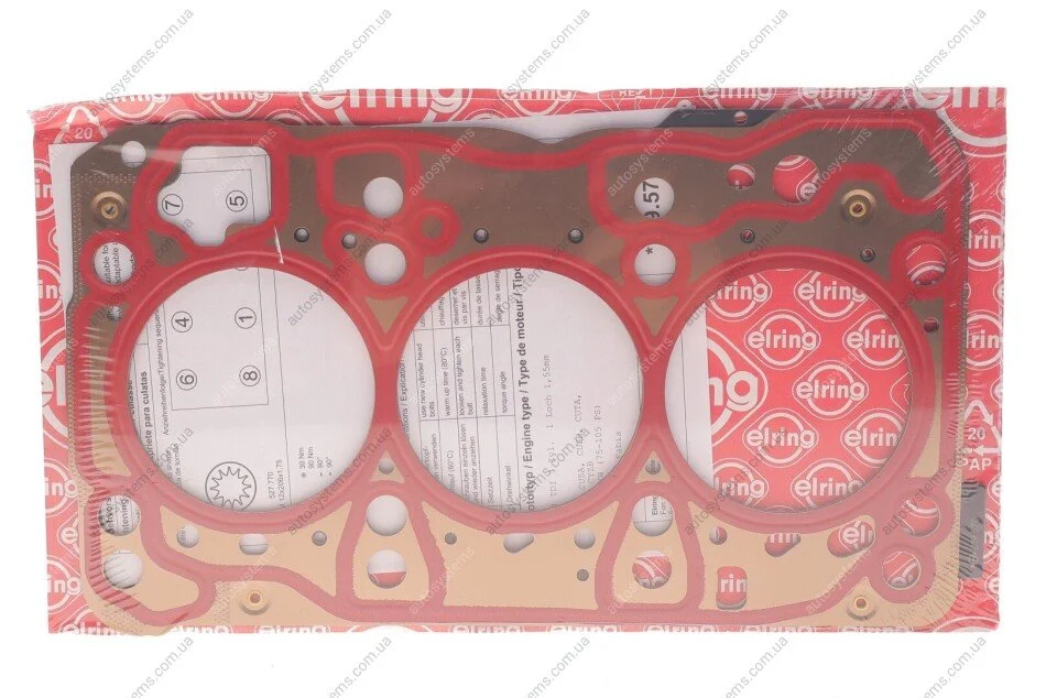 Прокладання ГБЦ VW Polo 1.4 TDI 14- (1.55mm) ELRING 219570 (фото 1)