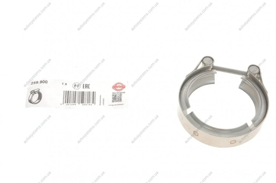 Хомут глушителя VW T5 1.9/2.0/2.5TDI 03-15 ELRING 259900 (фото 1)