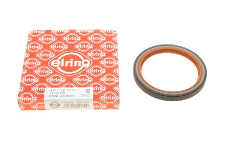 Сальник колінвалу (задній) VW T2/T3 -92(75x95x10) ELRING 326.798