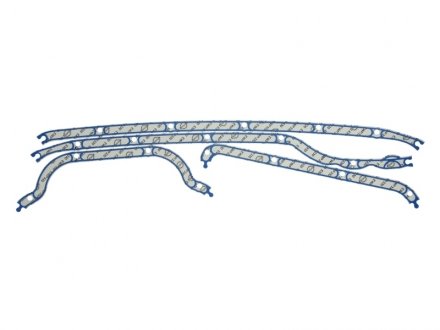 1520507 Прокладка масляного піддону паперова SCANIA P,G,R,T DC13 ELRING 381.981