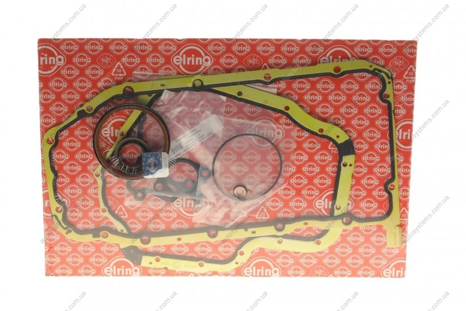 Комплект прокладок (нижній) Opel Astra F/G/Vectra B 1.8/2.0i 16V 94-04 ELRING 413.100 (фото 1)