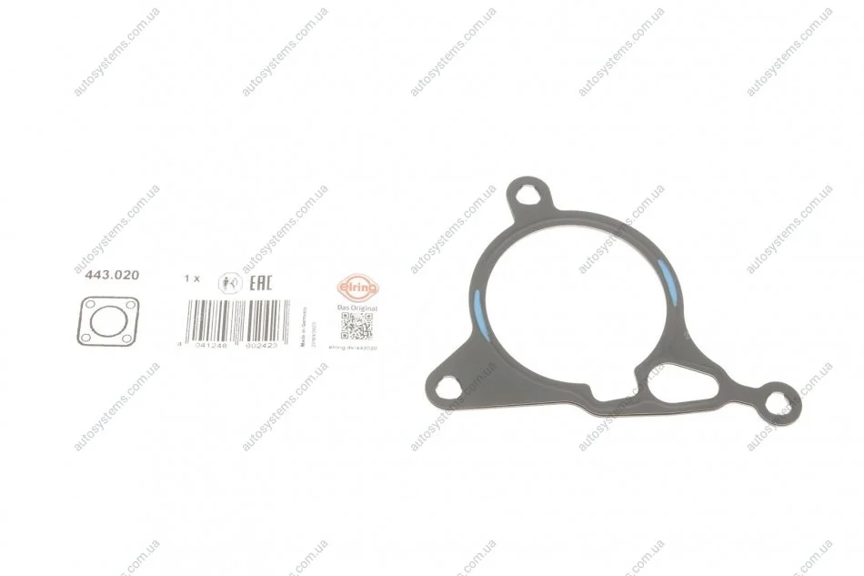 Прокладка вакуумного насоса VW T5/T6/Golf VI/VII 2 ELRING 443020 (фото 1)