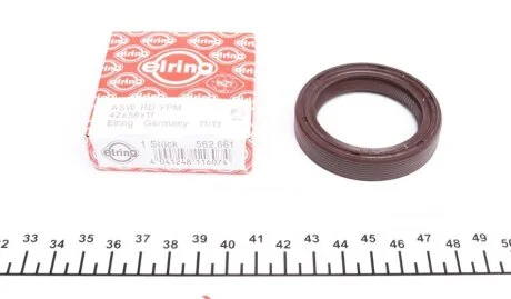 Сальник коленчатого вала ELRING 562.661