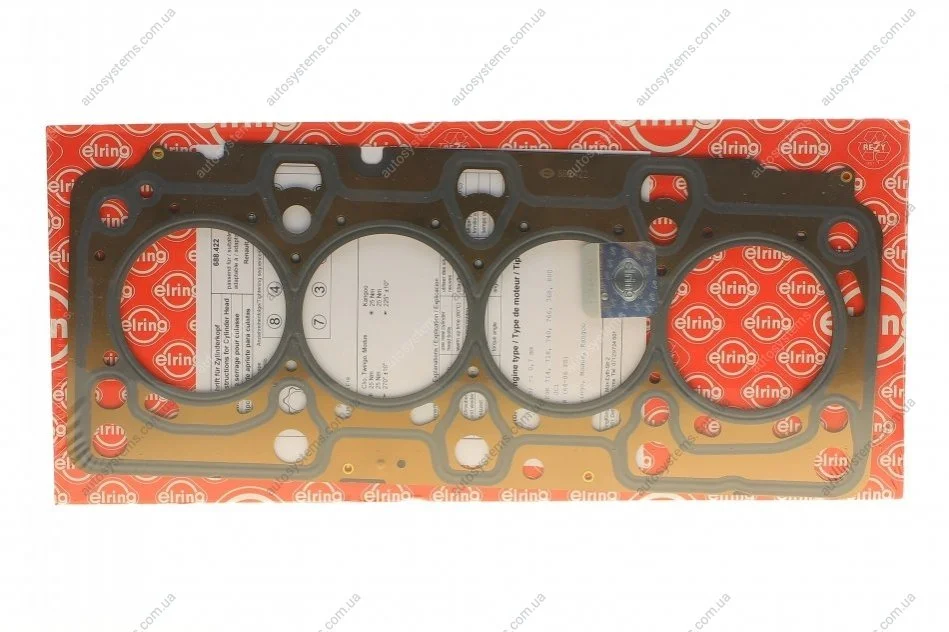 Прокладка ГБЦ Renault Kangoo 1.5dCi ELRING 688.422 (фото 1)