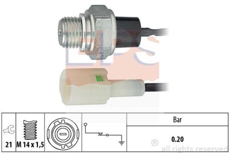 Датчик давления масла EPS 1.800.120
