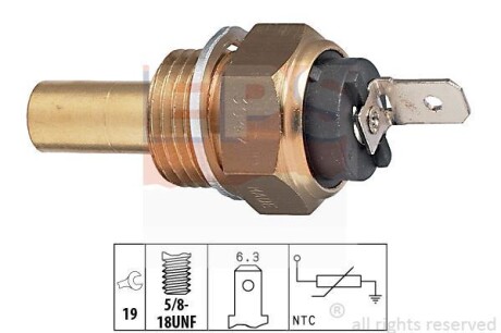 Датчик температуры охлаждающей жидкости EPS 1.830.047