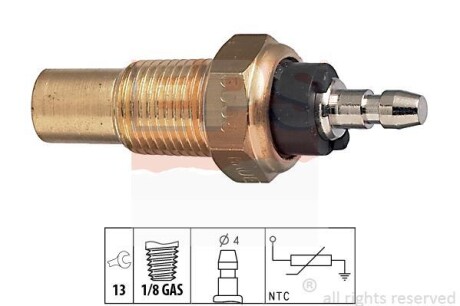 Датчик температуры охлаждающей жидкости EPS 1.830.056