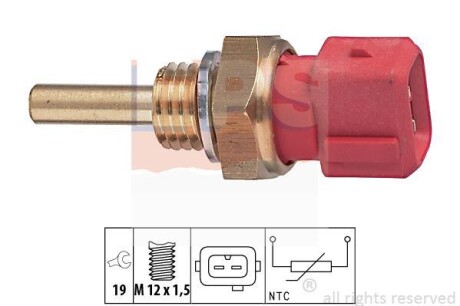Датчик температуры охлаждающей жидкости EPS 1.830.155