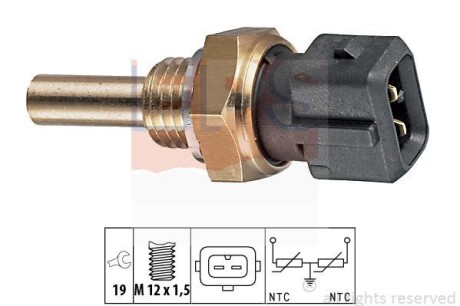 Датчик температуры охлаждающей жидкости EPS 1.830.192