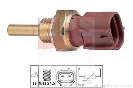 Датчик температуры охлаждающей жидкости EPS 1.830.213