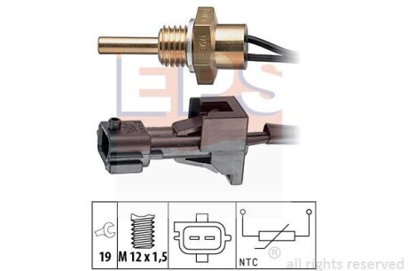 Датчик температуры охлаждающей жидкости EPS 1.830.245