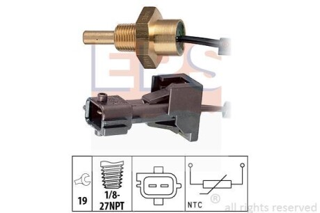 Датчик температуры охлаждающей жидкости EPS 1.830.253