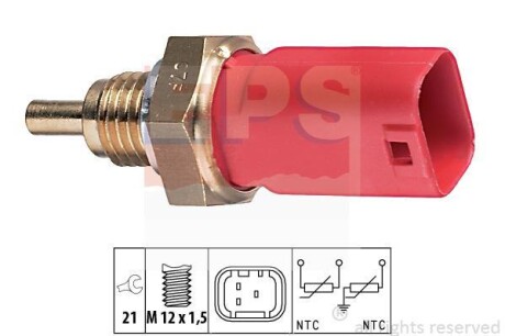 Датчик температуры охлаждающей жидкости EPS 1.830.271