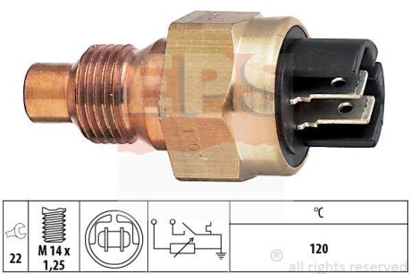 Датчик, температура охлаждающей жидкости EPS 1.830.523