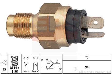 Датчик температуры охлаждающей жидкости EPS 1.830.541