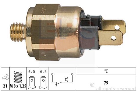 Датчик температуры охлаждающей жидкости EPS 1.840.046