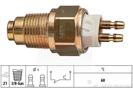 Датчик температуры охлаждающей жидкости EPS 1.840.071