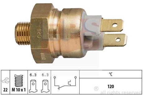 Датчик температуры охлаждающей жидкости EPS 1.840.080