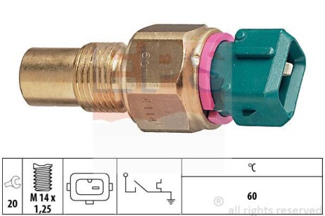 Датчик температуры охлаждающей жидкости EPS 1.840.114