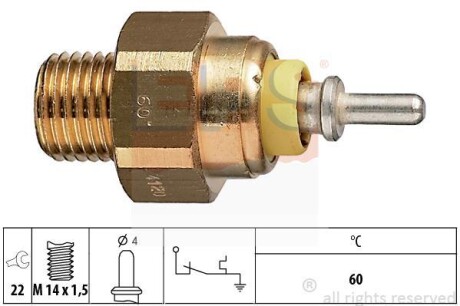 Датчик температуры охлаждающей жидкости EPS 1.840.120