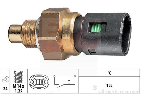 Датчик температуры охлаждающей жидкости EPS 1.840.126
