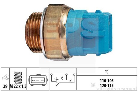 Датчик включения вентилятора EPS 1.850.680
