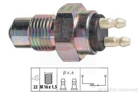 Датчик включения заднего хода EPS 1.860.008
