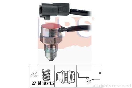 Датчик включения заднего хода EPS 1.860.197