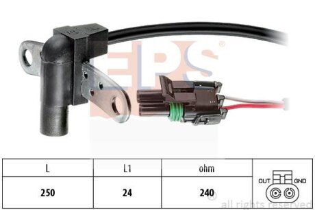 Датчик положения коленчатого вала EPS 1.953.008