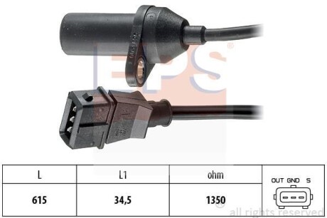 Датчик положения коленчатого вала EPS 1.953.053