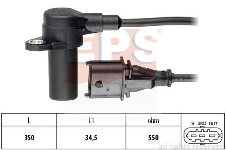 Датчик положения коленчатого вала EPS 1.953.236