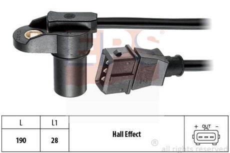 Датчик положения распределительного вала EPS 1.953.278