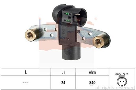 Датчик положения коленчатого вала EPS 1.953.324