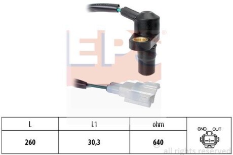 Датчик положения коленчатого вала EPS 1.953.465
