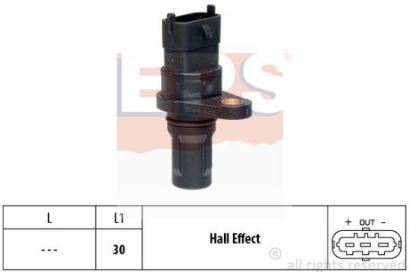 Датчик положения распределительного вала EPS 1.953.466