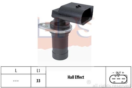 Датчик положения коленчатого вала EPS 1.953.472