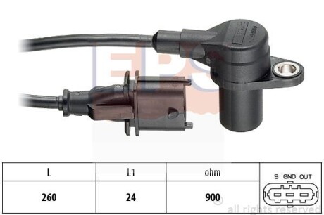 Датчик положения распределительного вала EPS 1.953.476