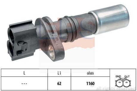 Датчик положения коленчатого вала EPS 1.953.478