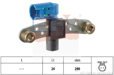 Датчик положения коленчатого вала EPS 1.953.597