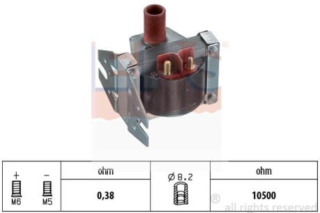 Катушка зажигания EPS 1.970.178