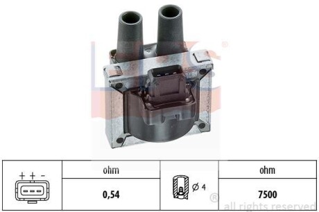 Катушка зажигания EPS 1.970.196