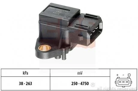 Датчик тиску наддува MB Sprinter 901-904/Vario 2.9TDI 95- EPS 1993104