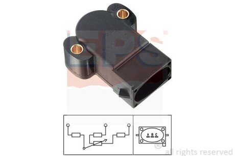 Датчик положения дроссельной заслонки EPS 1.995.064