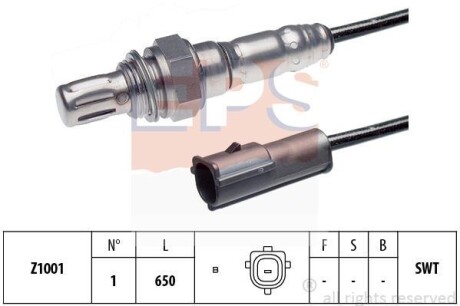 Датчик кислородный / Лямбда-зонд EPS 1.997.046