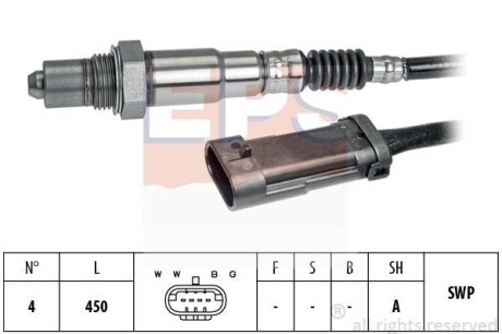 Датчик кислородный / Лямбда-зонд EPS 1998281