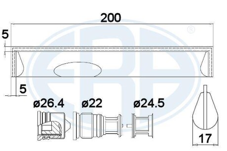 Осушитель кондиционера ERA 668011